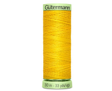 1 Rolle Knopflochgarn - Extra stark - Zierstichfaden - Gütermann - 30m - Goldgelb (106)