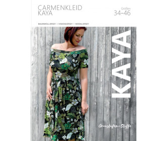 (MAXI)KLEID CARMENKLEID KAYA NÄHANLEITUNG UND SCHNITTMUSTER