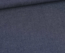 Baumwolle - Webware - Jeansoptik - 130g - Uni - Dunkelblau