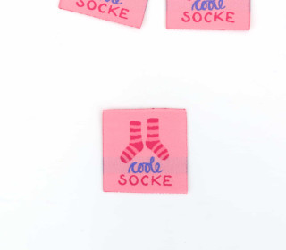 1 Label - coole Socke - Rosa - jojulein design