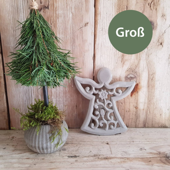 Silikon - Gießform - Ornament Engel - Anhänger - Groß - vielfältig nutzbar