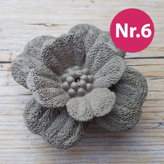 Silikon - Gießform - Blüte - Malerisch - Blume  - Nr. 6 - vielfältig nutzbar