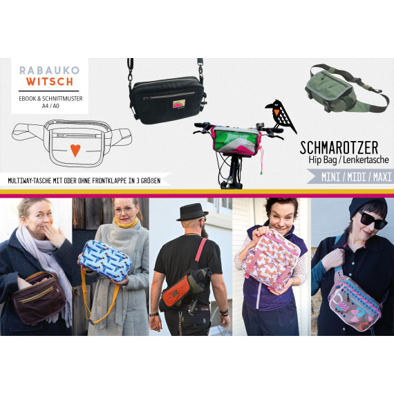Schmarotzer Bag - Hip Bag - Fahrradlenkertasche Ebook