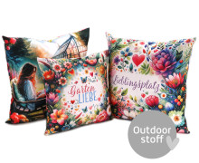 Kissenstoff - DIY - Kissen-Set - Gartenliebe - Outdoorstoff - abby and amy