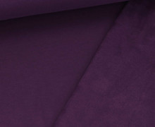 Alpenfleece - Baumwolle - Kuschelstoff - Uni - Lila
