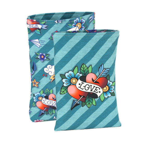 DIY-NÄHSET - Buchtasche - Ahoy Love - Hamburger Liebe - Softshell - abby and amy