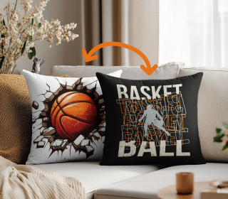 Genähtes Kissen inkl. Inlet - Basketball - Mein Hanseherz