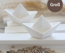 Silikon - Gießform - Kleine Origami-Bötchen - Papierschiffchen - Groß - vielfältig nutzbar
