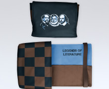 DIY-Nähset - Buch-Organizer - Legends of literature - Men - Lausemia Design Studio - Softshell - abby and amy