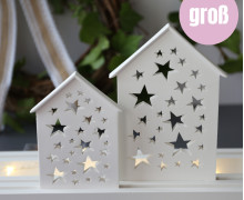 Silikon - Gießform - Stecker Sternenhaus für Steckleisten - Stadthäuser - Lichtdeko - Haus 2 - groß - vielfältig nutzbar