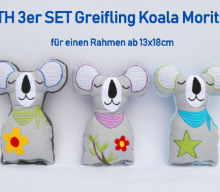 ITH Stickdatei Koala Greifling/Rassel