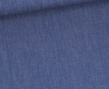 Baumwolle - Webware - Jeansoptik - 130g - Uni - Jeansblau