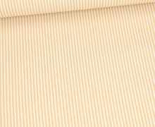 Jeans - Jeansstoff - Weiße Streifen - Leicht Elastisch - Beige