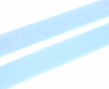 1 Meter Klettband - Klettverschluss - Zum Nähen - Hook & Loop - 25mm - Hellblau