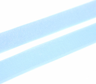1 Meter Klettband - Klettverschluss - Zum Nähen - Hook & Loop - 25mm - Hellblau