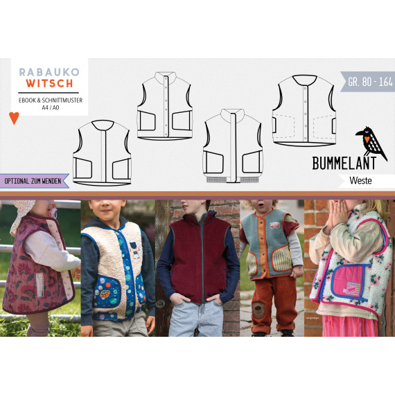 Bummelant Weste Gr. 80 - 164