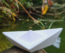 Silikon - Gießform - Mini Origami-Boot - maritim - Papierschiffchen - vielfältig nutzbar