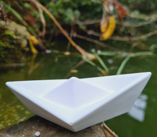 Silikon - Gießform - Mini Origami-Boot - maritim - Papierschiffchen - vielfältig nutzbar