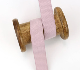 2,5 Meter Gummiband - Zugeschnitten -  Uni - 20mm - Altflieder