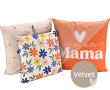 Kissenstoff - DIY - Kissen-Set - Für die beste Mama - Velvet - abby and amy