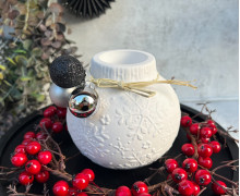 Silikon - Gießform - Weihnachtskugel - Schneetreiben - Kerzenhalter - 2 in 1 - vielfältig nutzbar