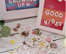 Silikon - Gießform - Matte - Alphabet - A-Z - Buchstaben - vielfältig nutzbar