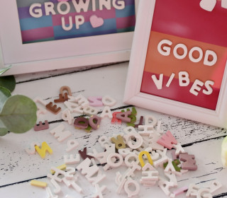 Silikon - Gießform - Matte - Alphabet - A-Z - Buchstaben - vielfältig nutzbar