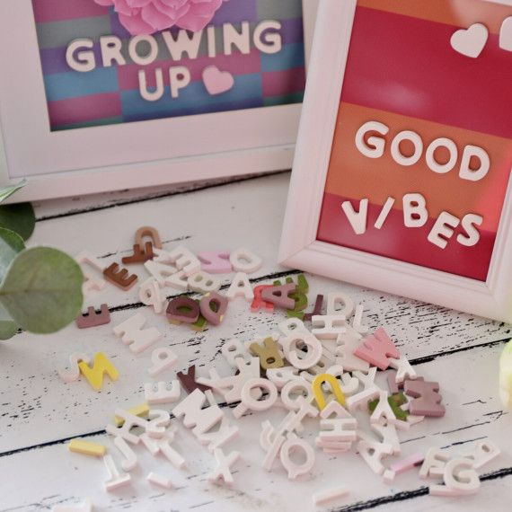 Silikon - Gießform - Matte - Alphabet - A-Z - Buchstaben - vielfältig nutzbar