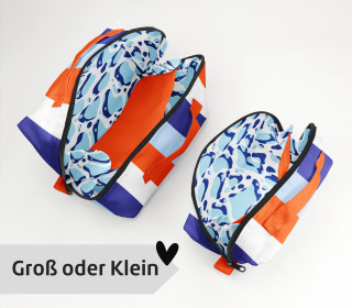 DIY-Nähset - Kosmetiktasche - Binz - Sun & Waves - Andrea Liesert - GRÖSSENAUSWAHL - abby and amy