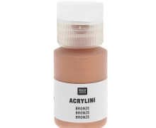 Acrylfarbe - Acrylini - 22ml - Matt - Geruchsarm - Rico Design - Bronze