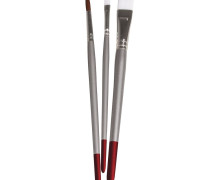 Pinselset Serviettentechnik - Synthetik- und Nylonpinsel - 3 Pinsel - 3 Größen - Rayher