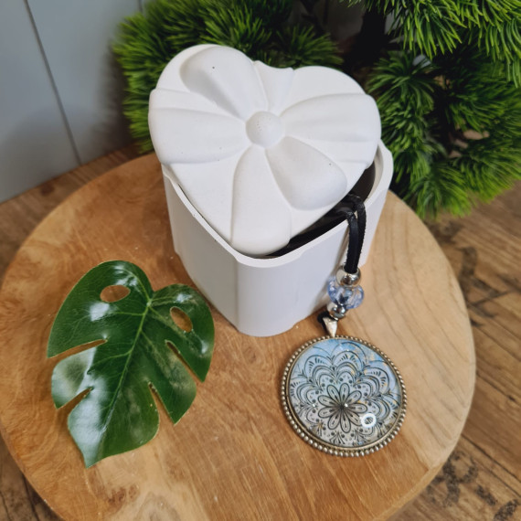 Silikon - Gießform - Dose mit Deckel - kleine Dose - Schmuckkästchen - Schleife - Rund 1 - vielfältig nutzbar