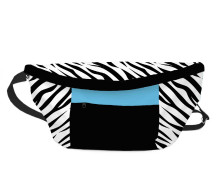 DIY-Nähset - BIG HipBag - Bauchtasche - Let's Go Wild - Zebra - Schwarz/Weiß - Outdoorstoff - abby and amy