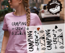 Onkel Bo's Bügelbilder - DIN A4 - camping crew - BIG