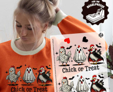 Onkel Bo's Bügelbilder - DIN A4 - Chick Or Treat - Hühner - BIG
