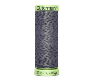 1 Rolle Knopflochgarn - Extra stark - Zierstichfaden - Gütermann - 30m - Dunkelgrau (701)