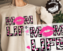 Onkel Bo's Bügelbilder - DIN A4 - Mom Life - Kiss - BIG