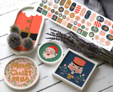 Outdoorstoff - Yuletide Memories - Inlays für Silikon - Probierset - Lausemia Design Studio - abby and amy