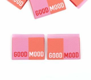 1 Label - GOOD MOOD - Orangerot/Rosa