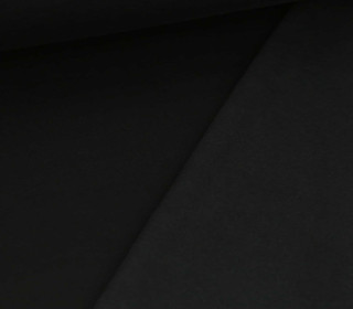 Kuschelsweat - Uni - 280g - Schwarz