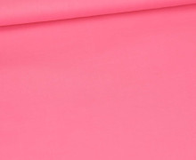 Leichter Bio Baumwollstoff - Voile - Halbtransparent - Uni - Rosa