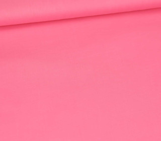 Leichter Bio Baumwollstoff - Voile - Halbtransparent - Uni - Rosa