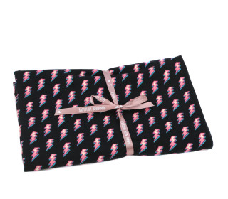 0,65m Zuschnitt - Bio-Jersey - Power - Choose Your Vibe - Schwarz - Hamburger Liebe