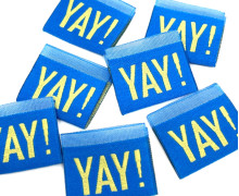 1 Label - YAY! - Royalblau