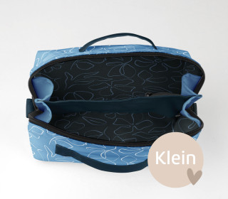 DIY-Nähset - Kosmetiktasche - Binz - Klein - Flower Line Art - abby and amy