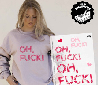 Onkel Bo's Bügelbilder - DIN A4 - Oh Fuck - BIG