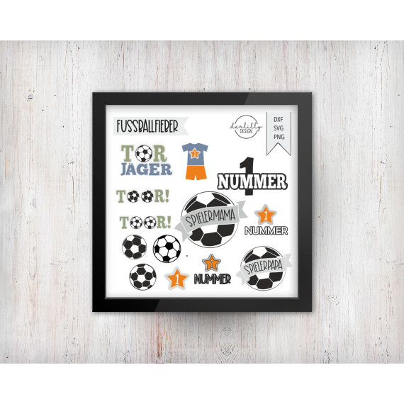 "FussballFieber" Plottervorlage Plotterdatei