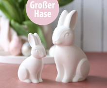 Silikon - Gießform - Sitzender Osterhase - Großer Hase - vielfältig nutzbar