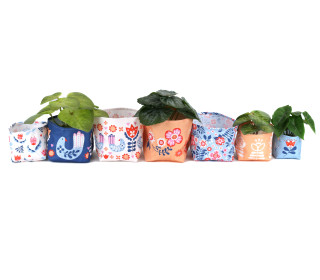 DIY-Nähset - Blumentopf - Utensilo - Folksy Flowers - Kathi Bondzio - abby and amy
