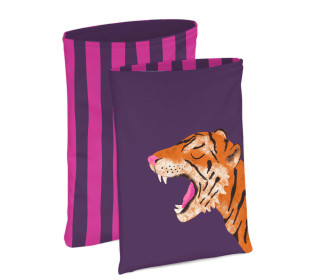 DIY-NÄHSET - Buchtasche - Tierisch Bunt - Tiger - Andrea Liesert - Softshell - abby and amy